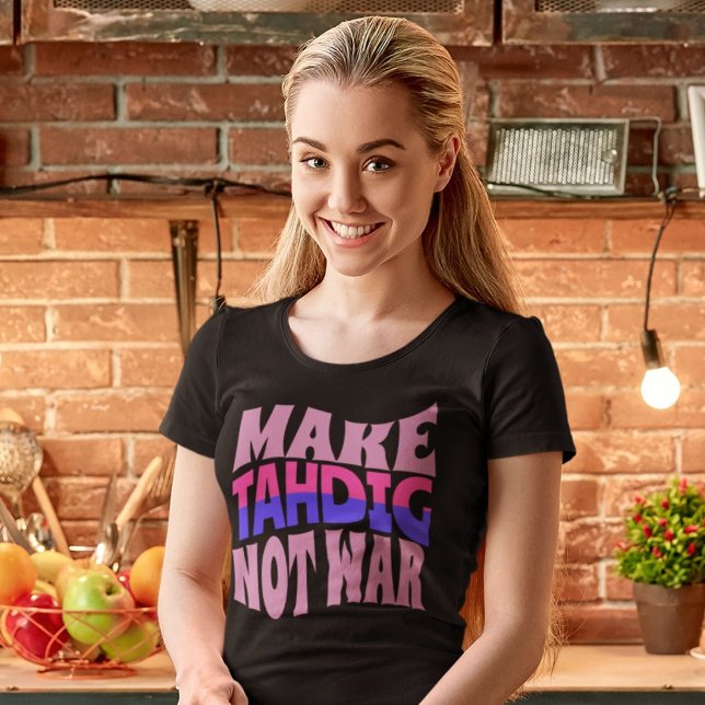 Gör Tahdig inte Krig | Funny Persian Gift T Shirt (Make Tahdig Not War | Funny Persian Gift T-Shirt)