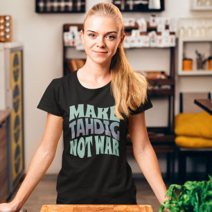 Gör Tahdig inte Krig Krispy Persian Ris T Shirt