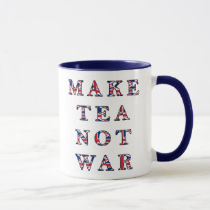 Gör Tea att inte kriga muggen Mugg