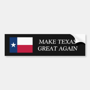 GÖR TEXAS UNDERBARA IGEN roliga bilbildekal Bildekal
