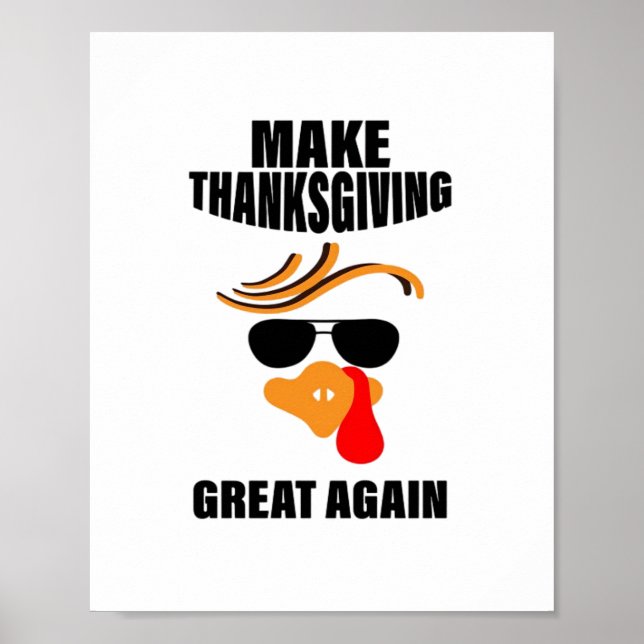 Gör Thanksgivingen Underbar igen, Lustigt Turkiet  Poster (Framsidan)