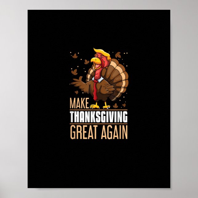 Gör Thanksgivingen Underbar igen, lustigt Turkiet  Poster (Framsidan)