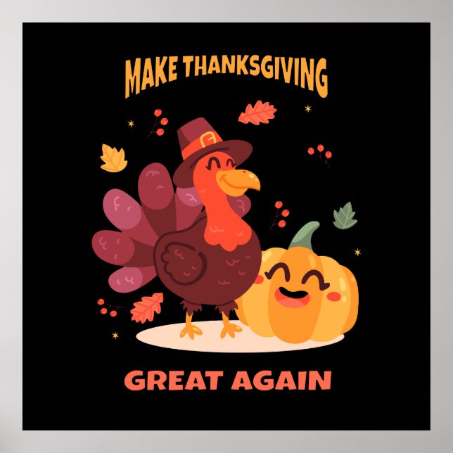 Gör Thanksgivingen Underbar igen Poster (Framsidan)
