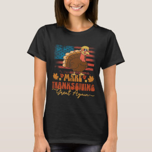 Gör Thanksgivingen Underbar igen, roligt Trump Tur T Shirt