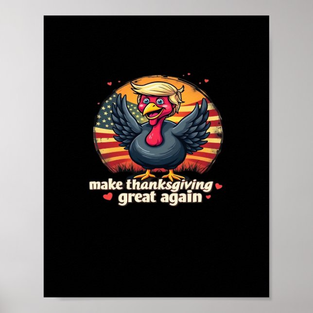 Gör Thanksgivingen Underbar igen Thanksgiving klas Poster (Framsidan)