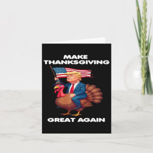 Gör Thanksgivingen Underbar igen - Trumma ridering Kort