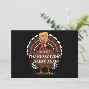 Gör Thanksgivingen Underbar igen Trump Turkiet 202 Inbjudningar