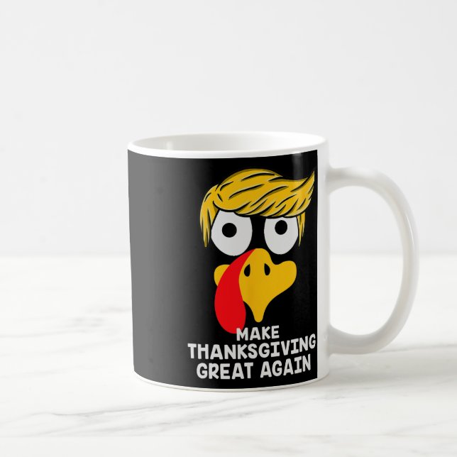 Gör Thanksgivingen Underbar igen Trump Turkiet lus Kaffemugg (Höger)