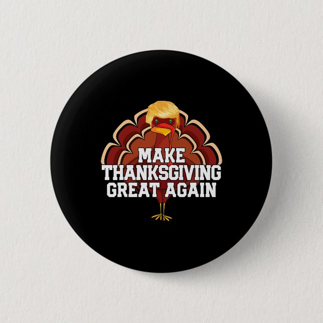Gör Thanksgivingen Underbar igen Trump Turkiet lus Knapp (Framsida)