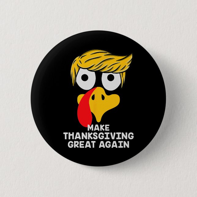 Gör Thanksgivingen Underbar igen Trump Turkiet lus Knapp (Framsida)