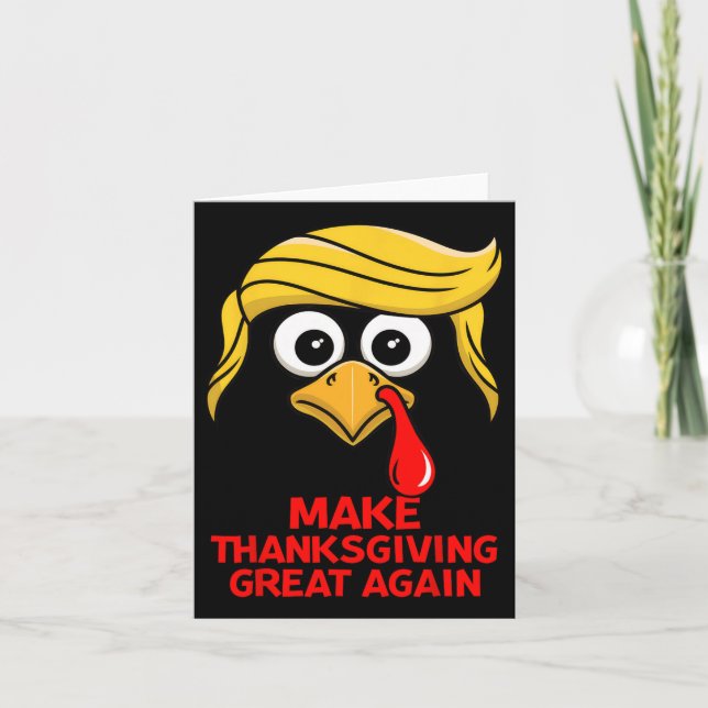 Gör Thanksgivingen Underbar igen Trump Turkiet lus Kort (Framsida)