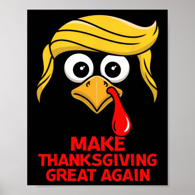 Gör Thanksgivingen Underbar igen Trump Turkiet lus Poster (Framsidan)