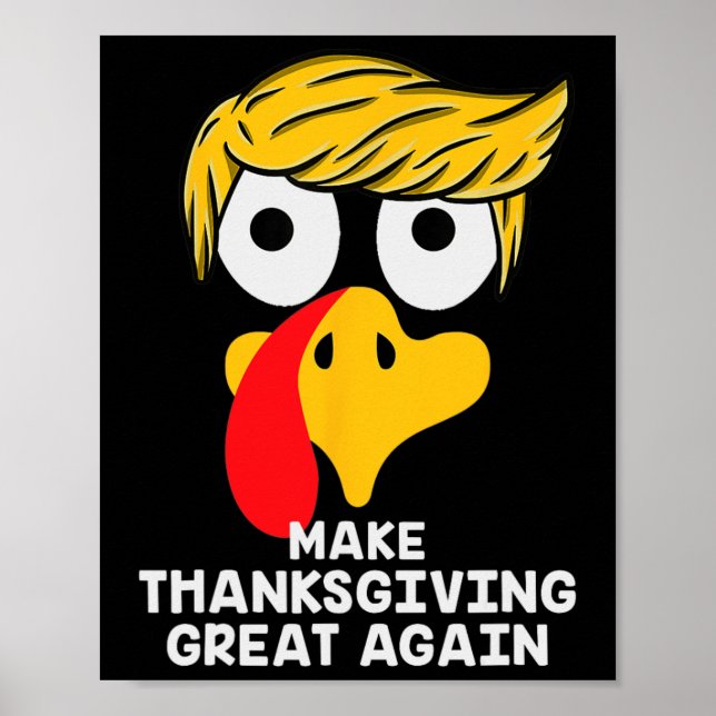 Gör Thanksgivingen Underbar igen Trump Turkiet lus Poster (Framsidan)