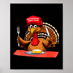 Gör Thanksgivingen Underbar igen Trump Turkiet Tru Poster