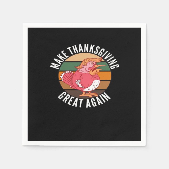 Gör Thanksgivingen Underbar igen Trumpkin - Hallow Pappersservett (Framsidan)