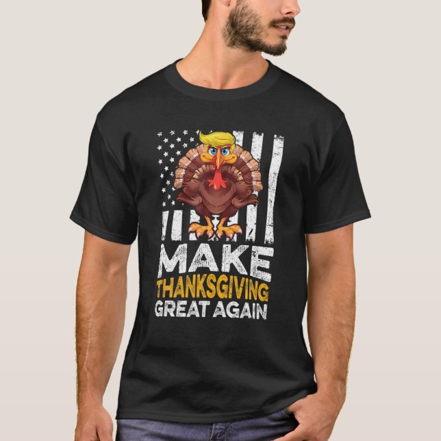 Gör Thanksgivingen Underbarare igen Shirt Gift fnu T (Framsida)