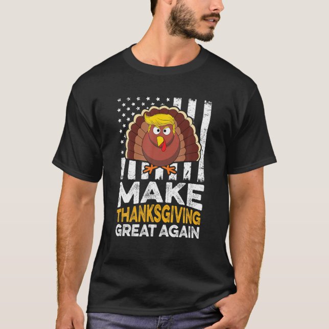 Gör Thanksgivingen Underbarare igen Shirt Gift fnu T Shirt (Framsida)