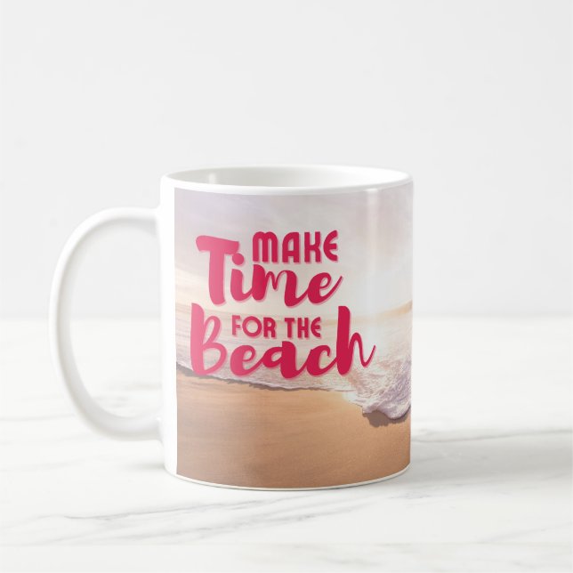 Gör tid för Beach Kaffemugg (Vänster)