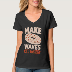 Gör till Vinkar Ride Tubes River Tubing T Shirt
