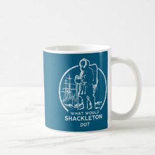 Gör Tröja Shackleton Ledarskap Energi Chefer Retro Kaffemugg