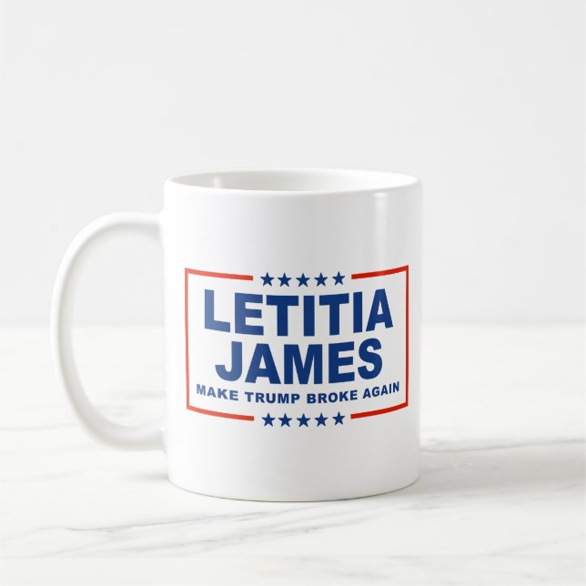 Gör Trump Fattig igen - Letitia James Kaffemugg (Vänster)