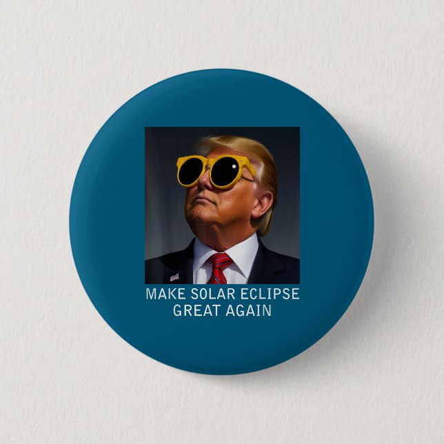 Gör Trump Total Solförmörkelse Stor Knapp (Framsida)