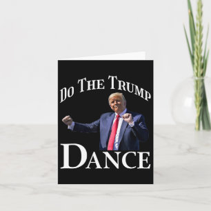 Gör trumpens dans - flytta Politiskt humor-trumpen Kort