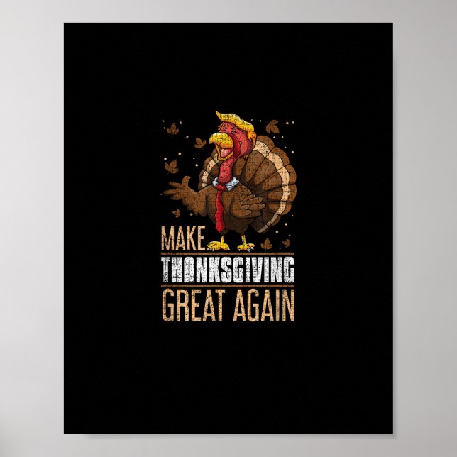 Gör Turkiet till Underbar igen, lustigt Thanksgivi Poster (Framsidan)