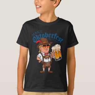 Gör Underbar igen lustigt Trump Drink Beer Festiva T Shirt