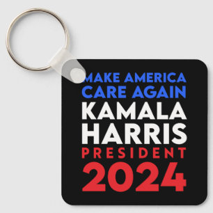 Gör USA till Harris president 2024 Nyckelring