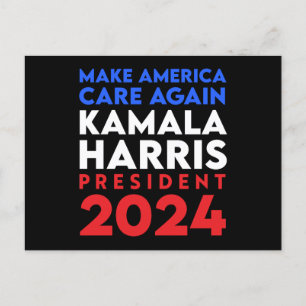 Gör USA till Harris president 2024 Vykort