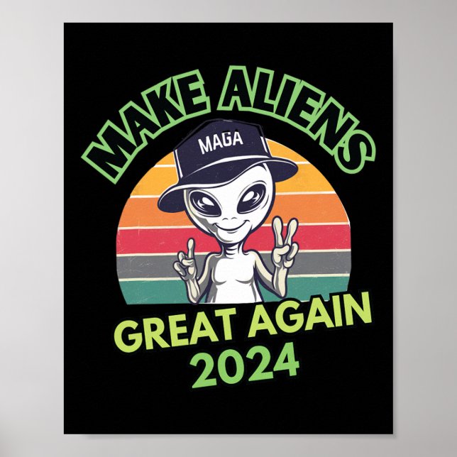 Gör Utomjordingarna Underbara igen, roligt Mega Tr Poster (Framsidan)