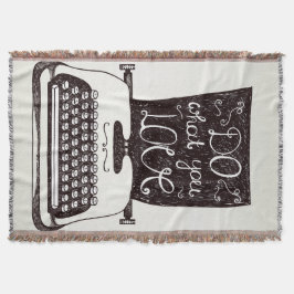 Gör vad du älskar filt