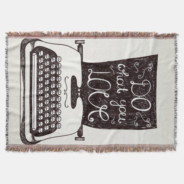 Gör vad du älskar filt (Framsidan)