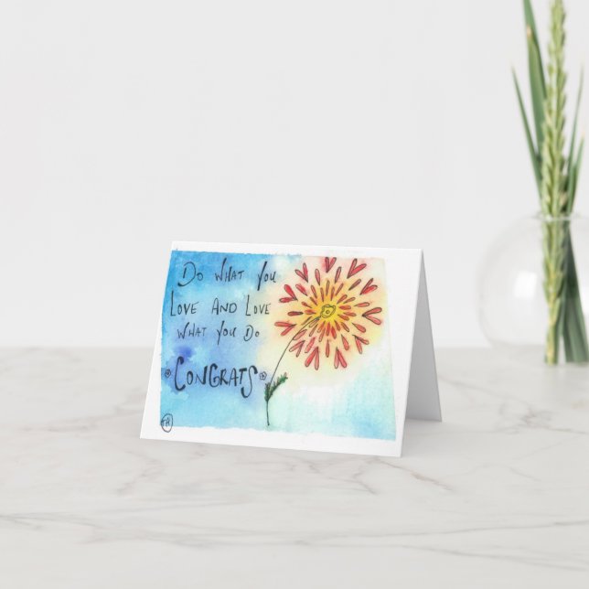 Gör vad du älskar… kort (Framsida)