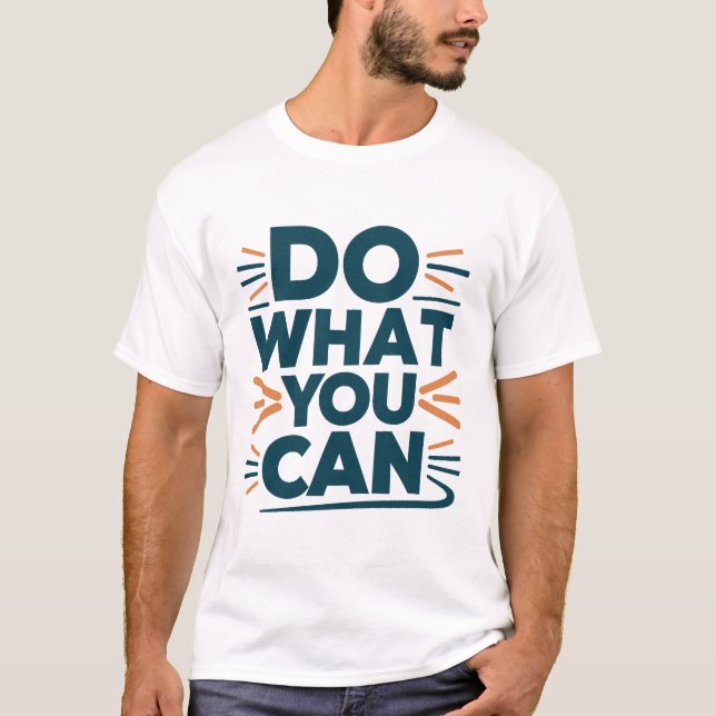Gör vad du kan t shirt (Framsida)