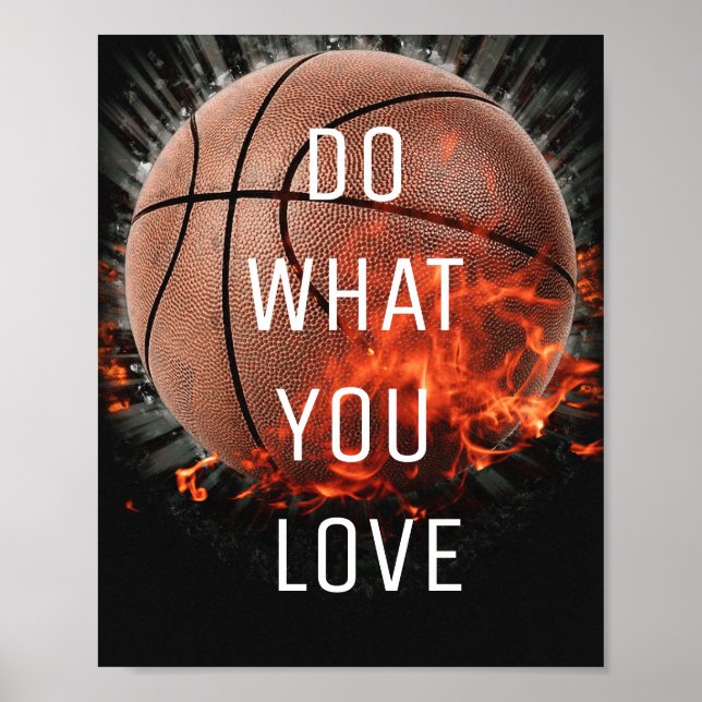Gör vad du Poster i Kärlek Basketball (Framsidan)