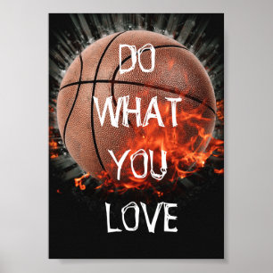 Gör vad du Poster i Kärlek Basketball