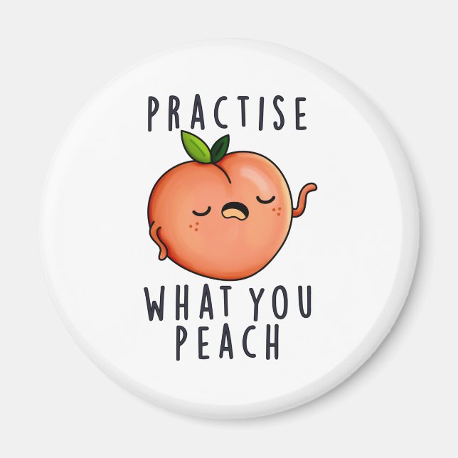 Gör vad du vill med den positiva fruktpun magnet (Framsidan)