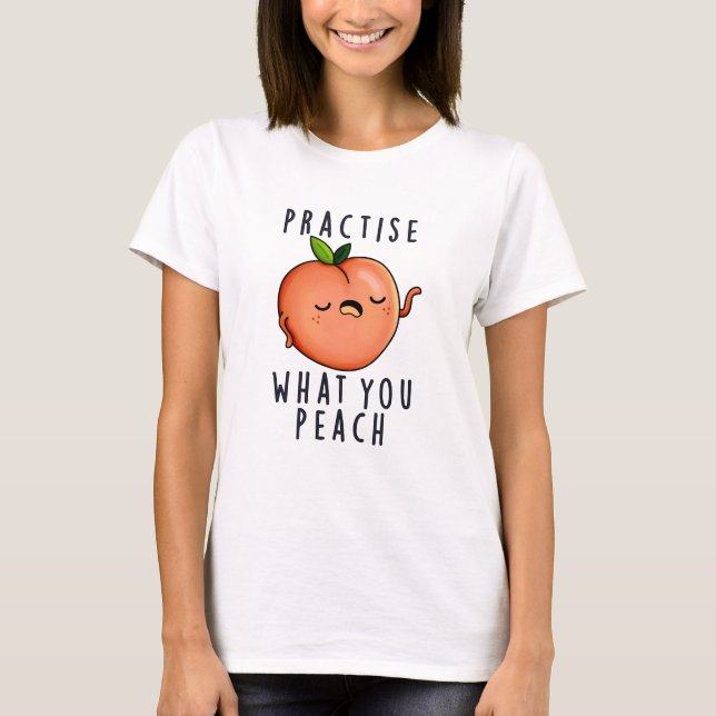 Gör vad du vill med den positiva fruktpun t shirt (Framsida)
