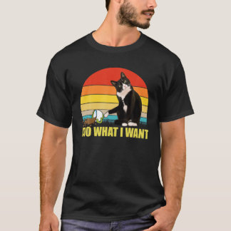 Gör vad jag vill ha Tuxedo Cat Coffee Kopp Funny T Shirt
