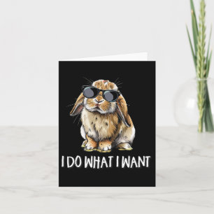 Gör Vad Jag Vill Mini Holland Lop Kanin Kanin Älsk Kort