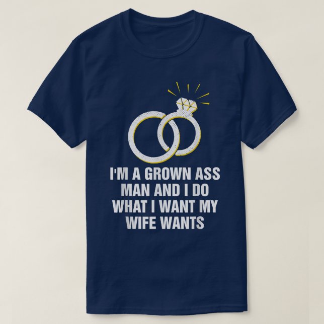 Gör vad min hustru vill att Make-marmminister Make T Shirt (Design framsida)