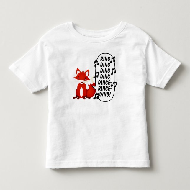 Gör vad rävnågot att säga? t-shirt (Framsida)