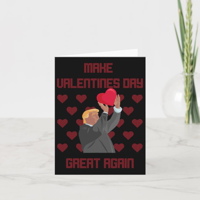 Gör Valentines day till Underbar igen, lustigt Don Kort (Framsida)