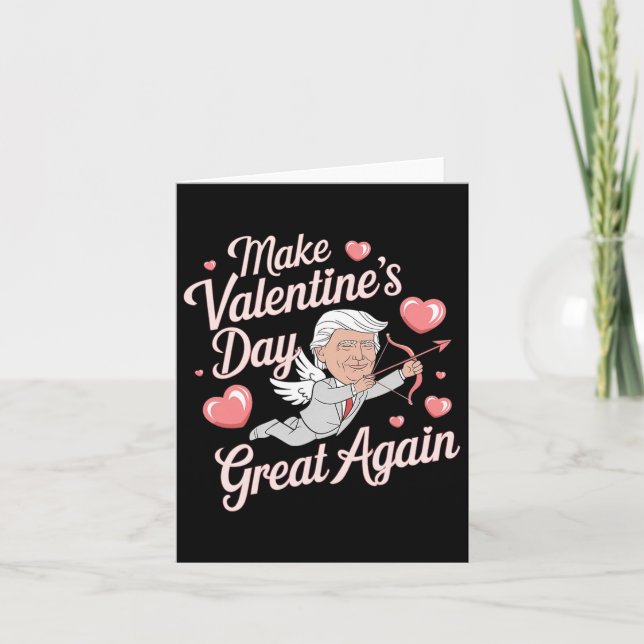 Gör Valentines day Underbart igen till en lustig T Kort (Framsida)