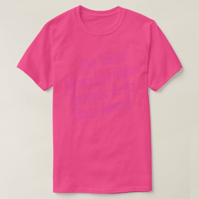Gör vänner t shirt (Design framsida)