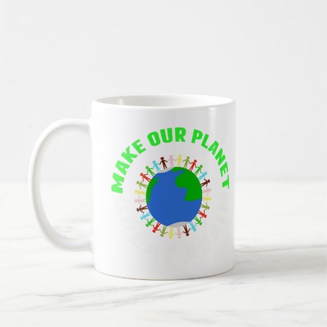 Gör vår planet Underbar igen Kaffemugg (Vänster)