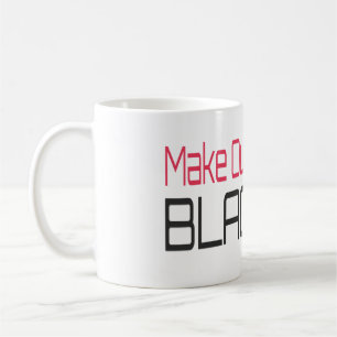 Gör vår president Black till Obamas politiska Roli Kaffemugg