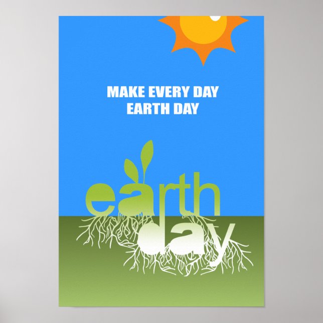 GÖR VARJE DAG JORDSDAG POSTER (Framsidan)